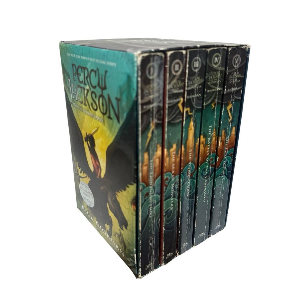 Percy Jackson‎ and the Olympians 5 Book Paperback Boxed Set Disney - No Poster